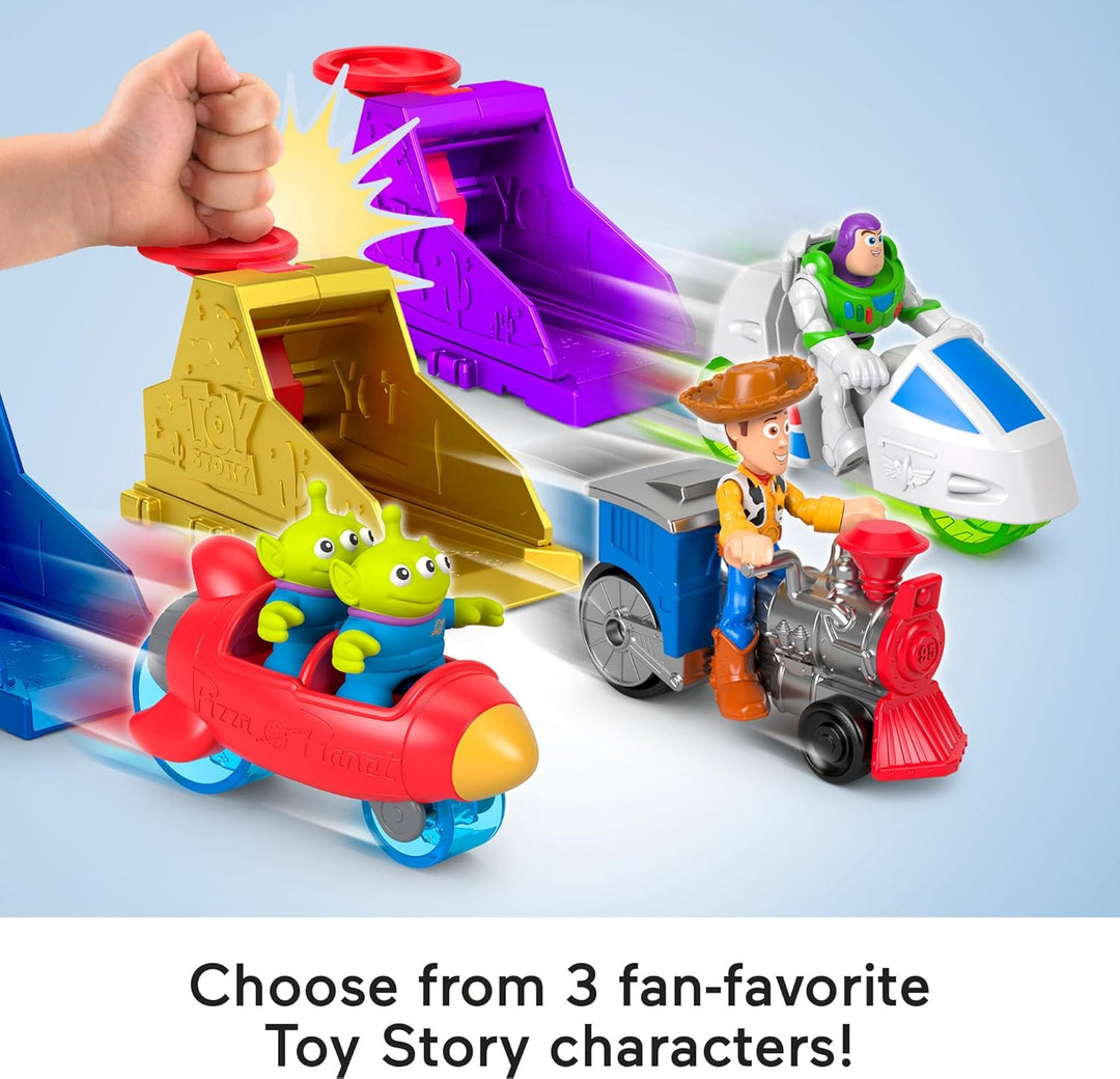 Fisher-Price Imaginext - Juego de lanzador con figura de