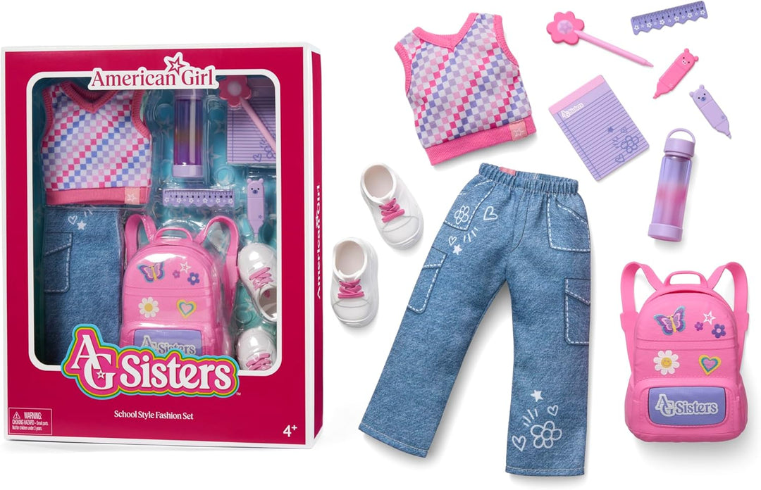 American Girl, conjunto de moda estilo escolar de las hermanas AG,...