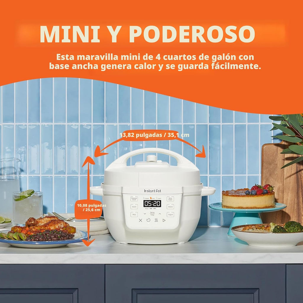 Instant Pot Rio Mini - Olla a presión eléctrica 7 en 1 de 4 cuartos de