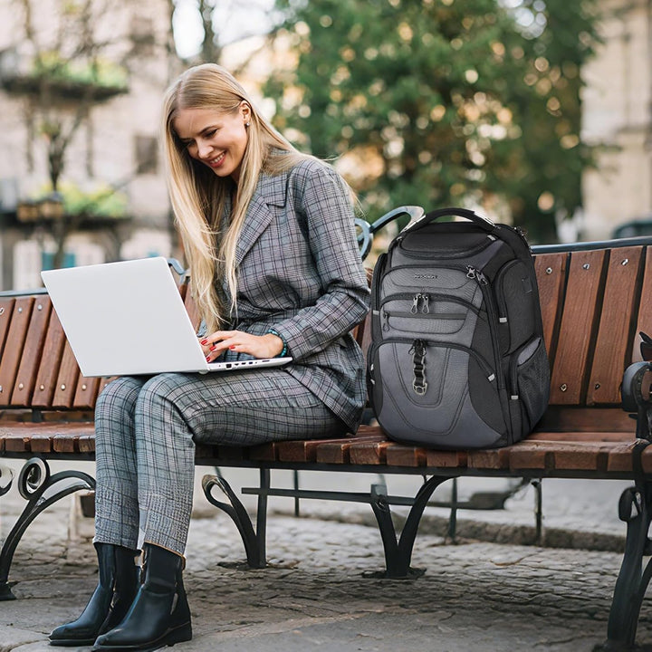 KROSER Mochila para Laptop de Viaje Amigable Mochila Repelente al A...