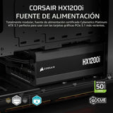CORSAIR HX1200i (2025) ATX 3.1 PCIe 5.1 Ready 1200W Fuente de alime...