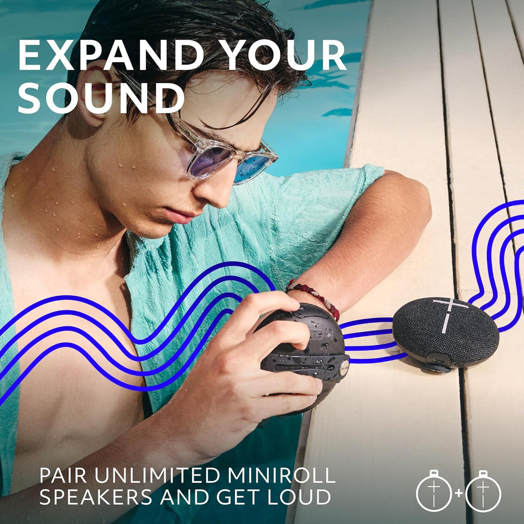Ultimate Ears MINIROLL Altavoz Bluetooth ultra portátil impermeable...