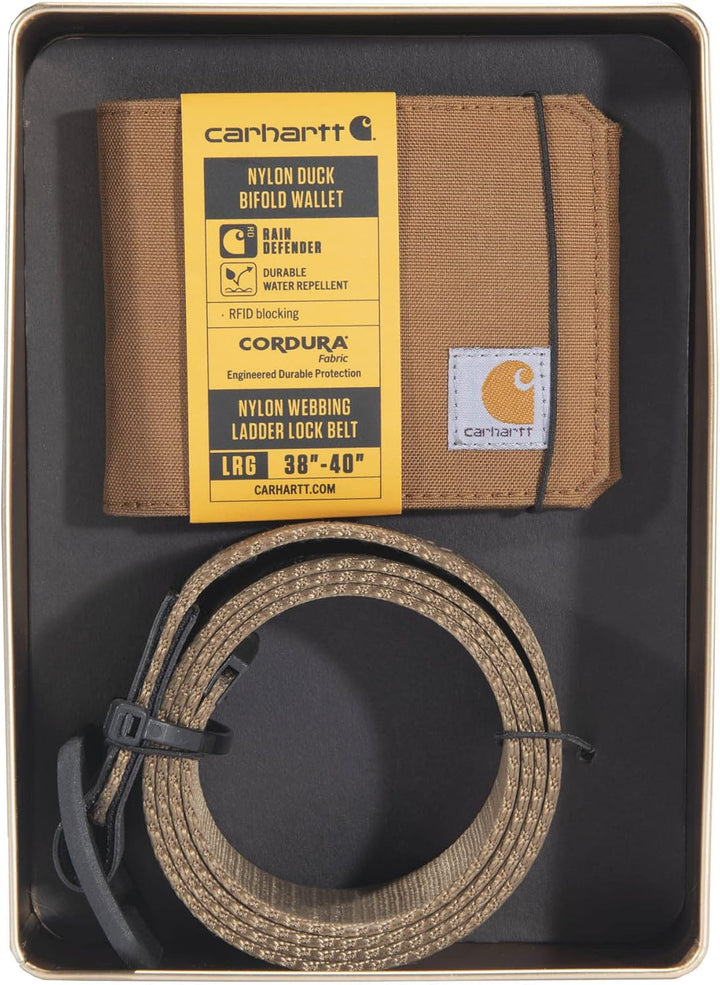 Paquete de regalo de cinturón y billetera Carhartt para hombre A000...