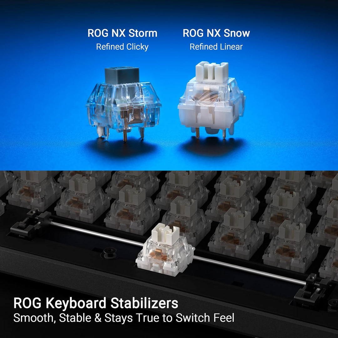 ASUS ROG Strix Scope II 96 Teclado Mecánico Inalámbrico para Juegos...