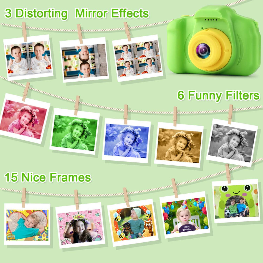 GKTZ Juguetes para niñas de 3 a 8 años, cámara digital para niños,...