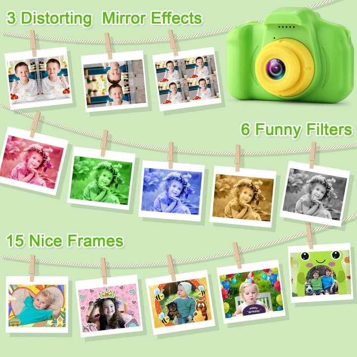GKTZ Juguetes para niñas de 3 a 8 años, cámara digital para niños,...