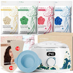 Kit de depilación KOTAMU para mujeres y hombres, calentador de cera...