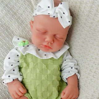 Muñeca de bebé de 12.2 pulgadas para niña, muñeca de bebé de silico...
