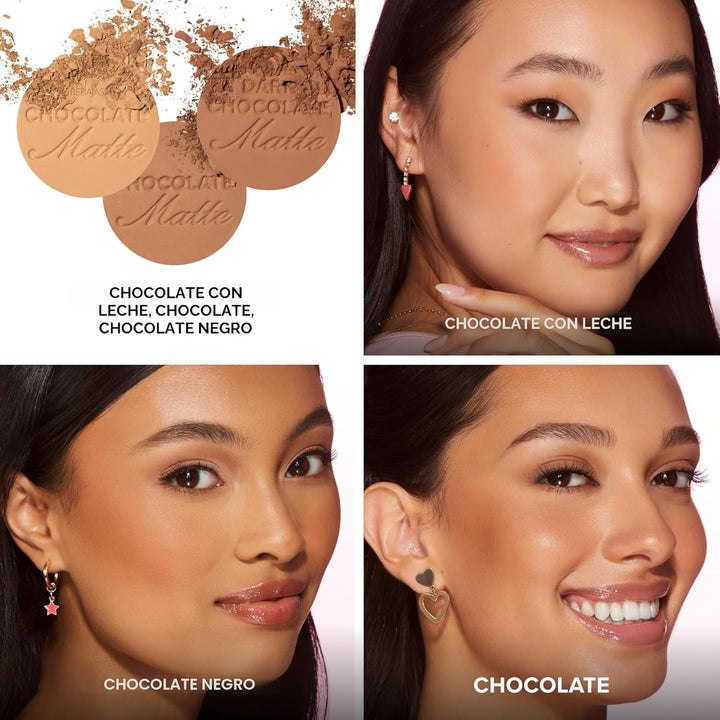 Too Faced Chocolate Soleil Matte Blurring Bronzer | Polvo bronceado...