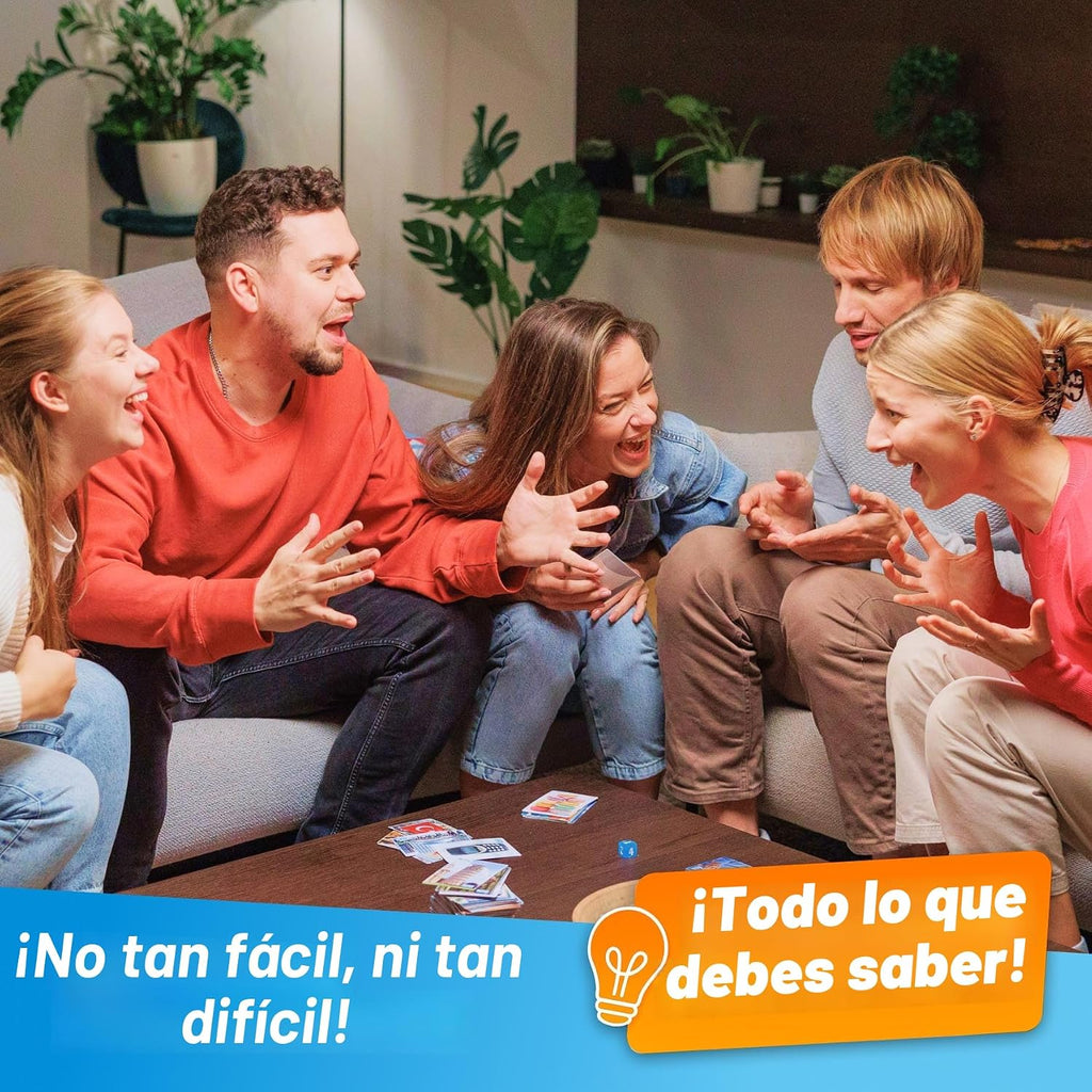 Super Trivia Games for Adults & Family - Juego de cartas de viaje con