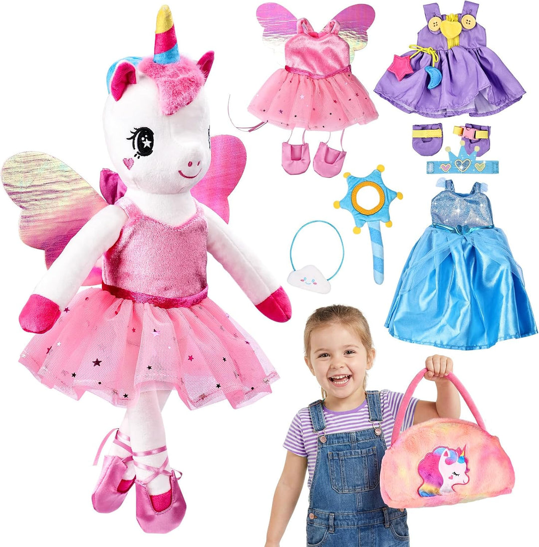 Esjay Juguetes de unicornio para niñas de 4 a 6 años, regalos de re...