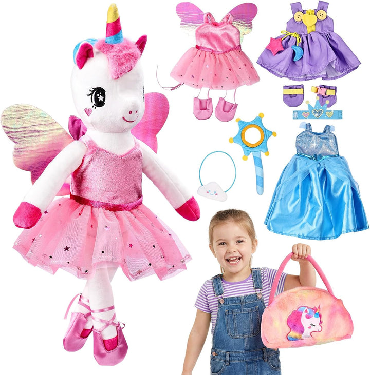 Esjay Juguetes de unicornio para niñas de 4 a 6 años, regalos de re...