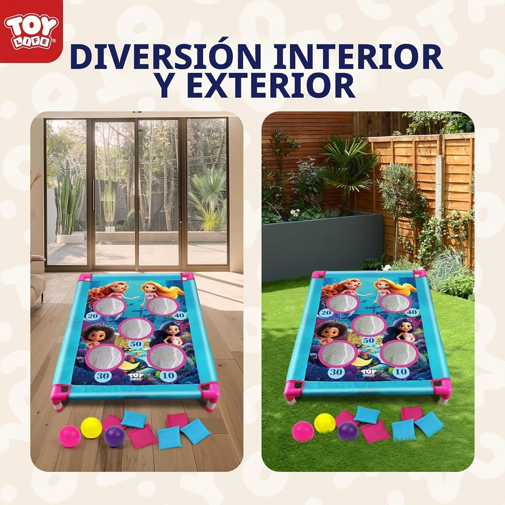TOY Life Bean Bag Toss Game, Carnival Party Games, Cornhole Set para Kids Outdoor Games, Outside Toys para Kids Ages 4-8, Yard Outdoor Toys para Toddlers 3-5, Gifts para 3 4 5 6 7 Year Old Girls & Boys