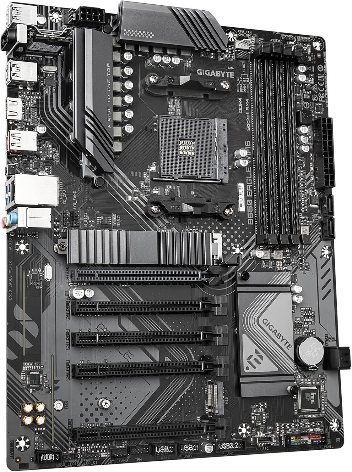 GIGABYTE B550 Eagle WIFI6 Placa Base, Soporta Procesadores AMD AM4...