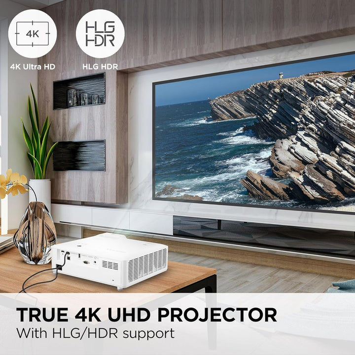 ViewSonic LS901-4K UHD Proyector Láser 4K con 5500 lúmenes, zoom óp...