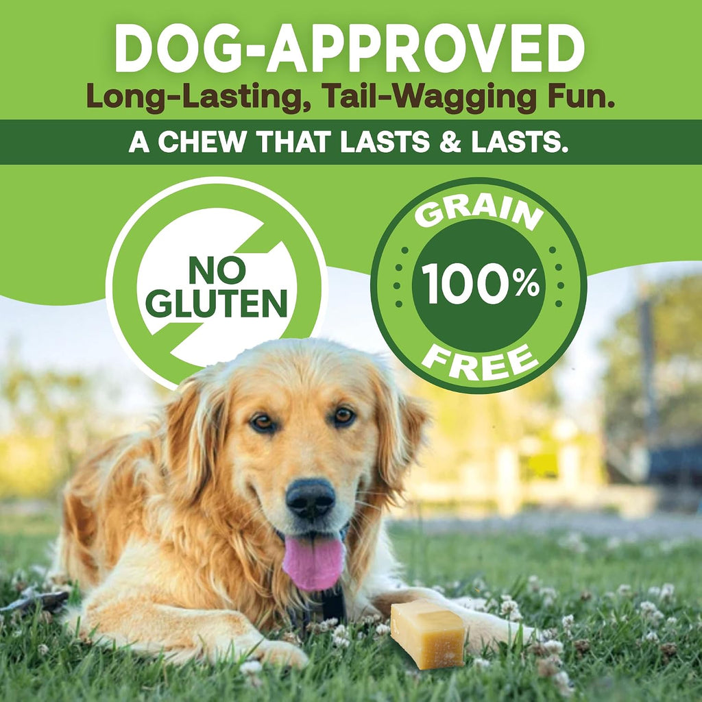 EcoKind Queso de Yak Chucrut Himalayo para Perros, Chucrut de Yak para Perros Grandes, 4-5 Huesos