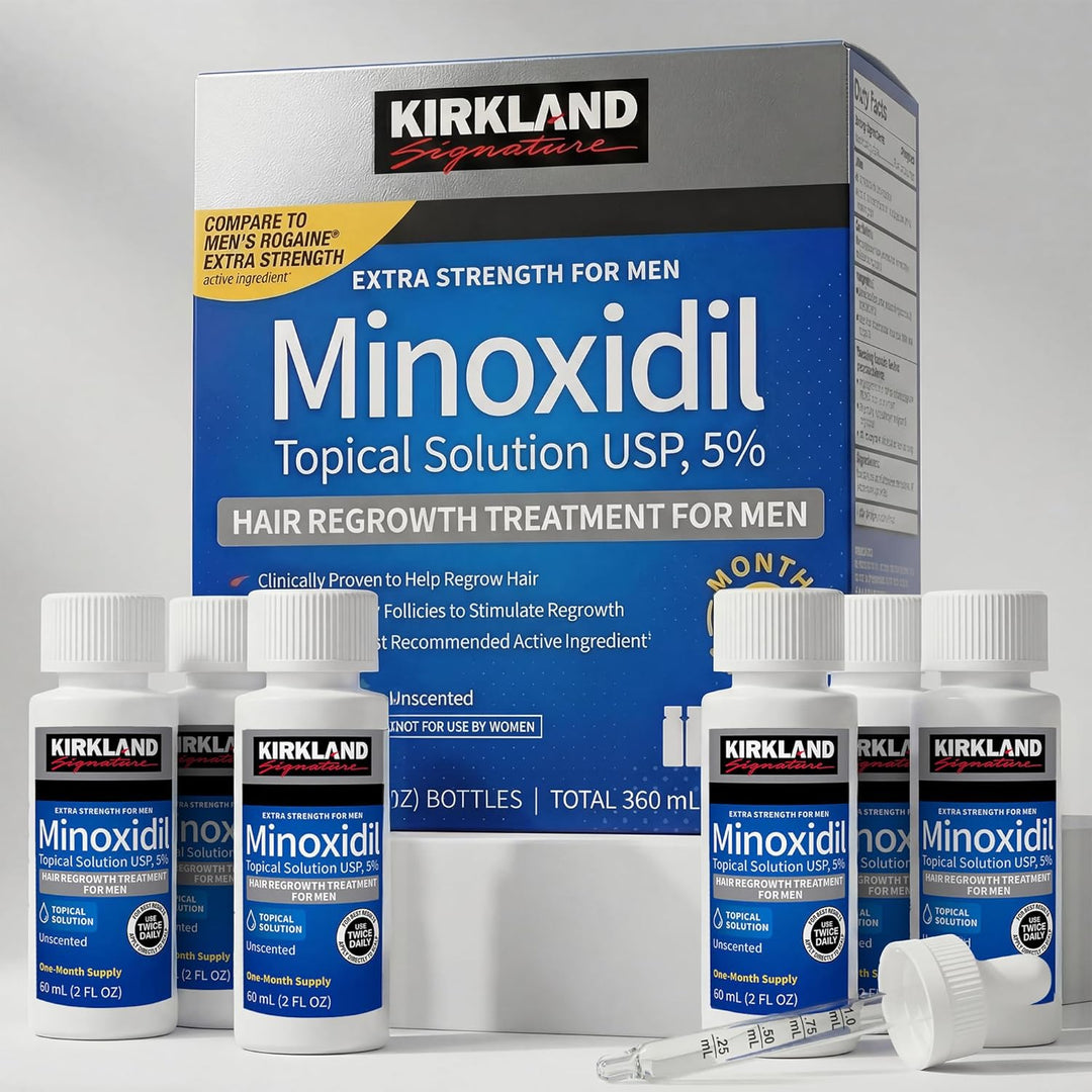 Minoxidil para hombres Paquete Líquido, Tratamiento de crecimiento...