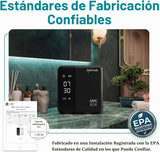 Soporte desinfectante para cepillos de dientes UV y limpiador con p...