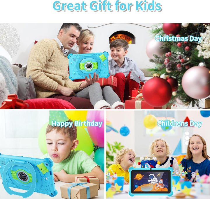 zcobro Tableta para Niños Pequeños de 7 pulgadas Tableta de Aprendi...