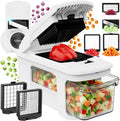 Fullstar Pro XL Picadora de verduras y rebanadora de mandolina, herramienta