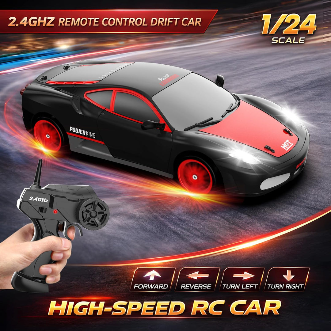 Auto de control remoto RC Drift Car 2.4GHz escala 1:24 4WD 15KM\/H...