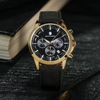 SAPPHERO Relojes cronógrafos para hombre, reloj analógico de acero inoxidable casual original para negocios, 50M, impermeable, luminoso, con esfera de fecha, regalo para hombre