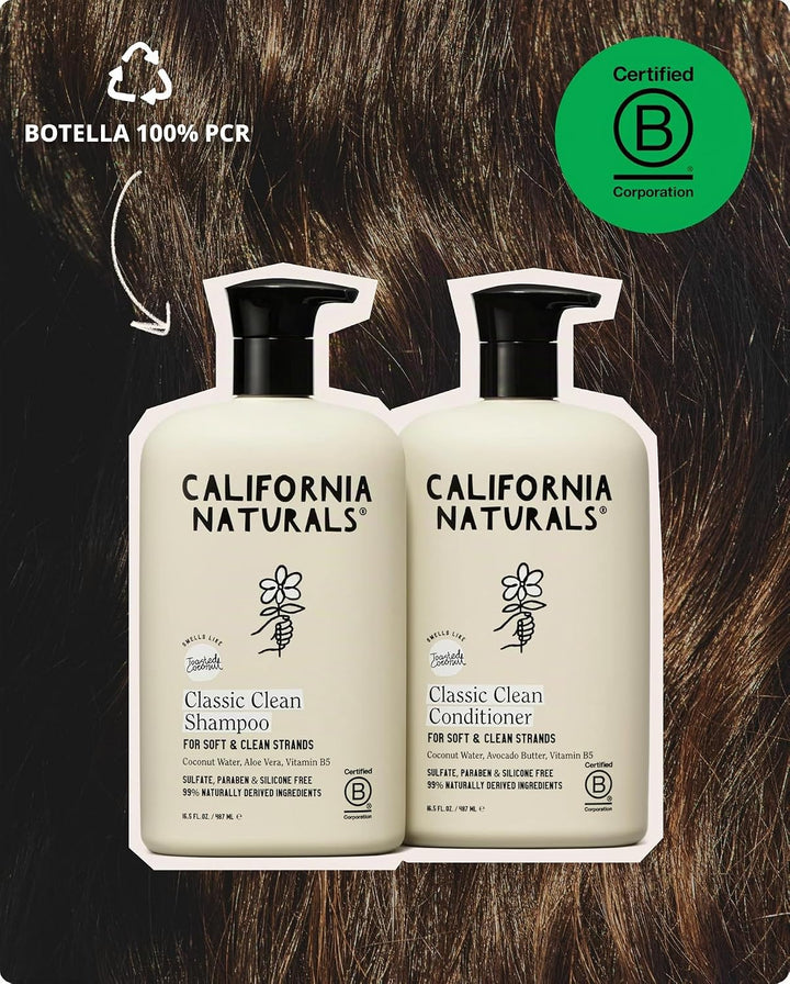California Naturals Classic Clean - Juego de champú y acondicionado...