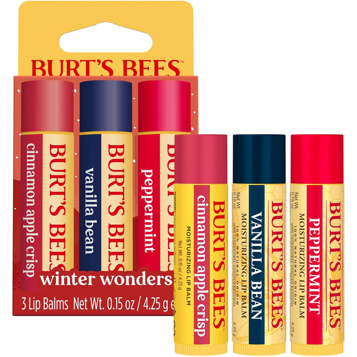 Burt's Bees Winter Wonders - Juego de bálsamo labial, cuidado d...