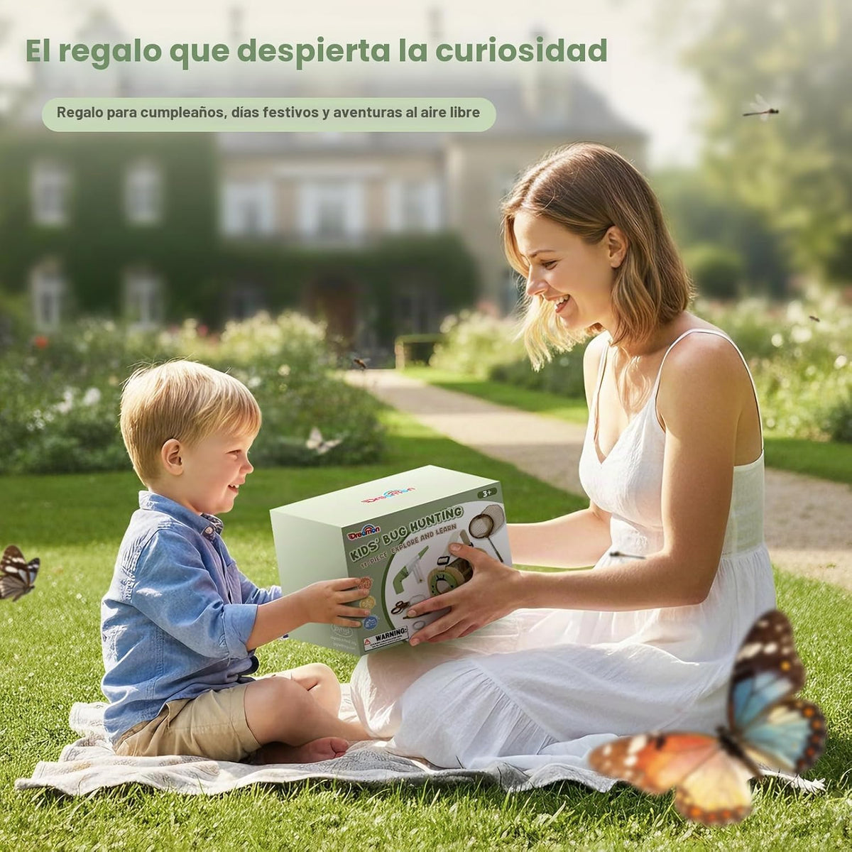 Dreamon Kit de captura de insectos para niños, 11 piezas de juguetes de