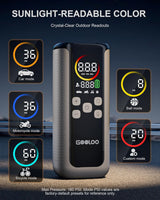 GOOLOO GT160 DUAL Compresor de aire portátil con inflador de neumát...