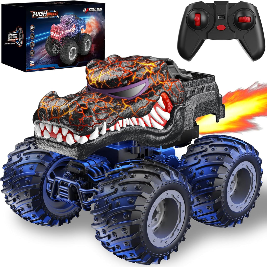 Coche Monstruo de Control Remoto, Camión Monstruo de Cocodrilo RC d...