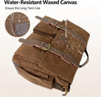 Bolsa tipo mensajero para hombre - Bolsa impermeable de lona