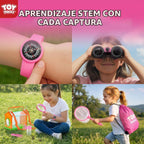 TOY Life Kit de explorador para niños con receptor de insectos para niños, kit de captura de insectos con juguetes de insectos, chaleco y sombrero de safari para niños, brújula, binoculares, lupa, juguetes educativos al aire libre, kit de aventura para ni