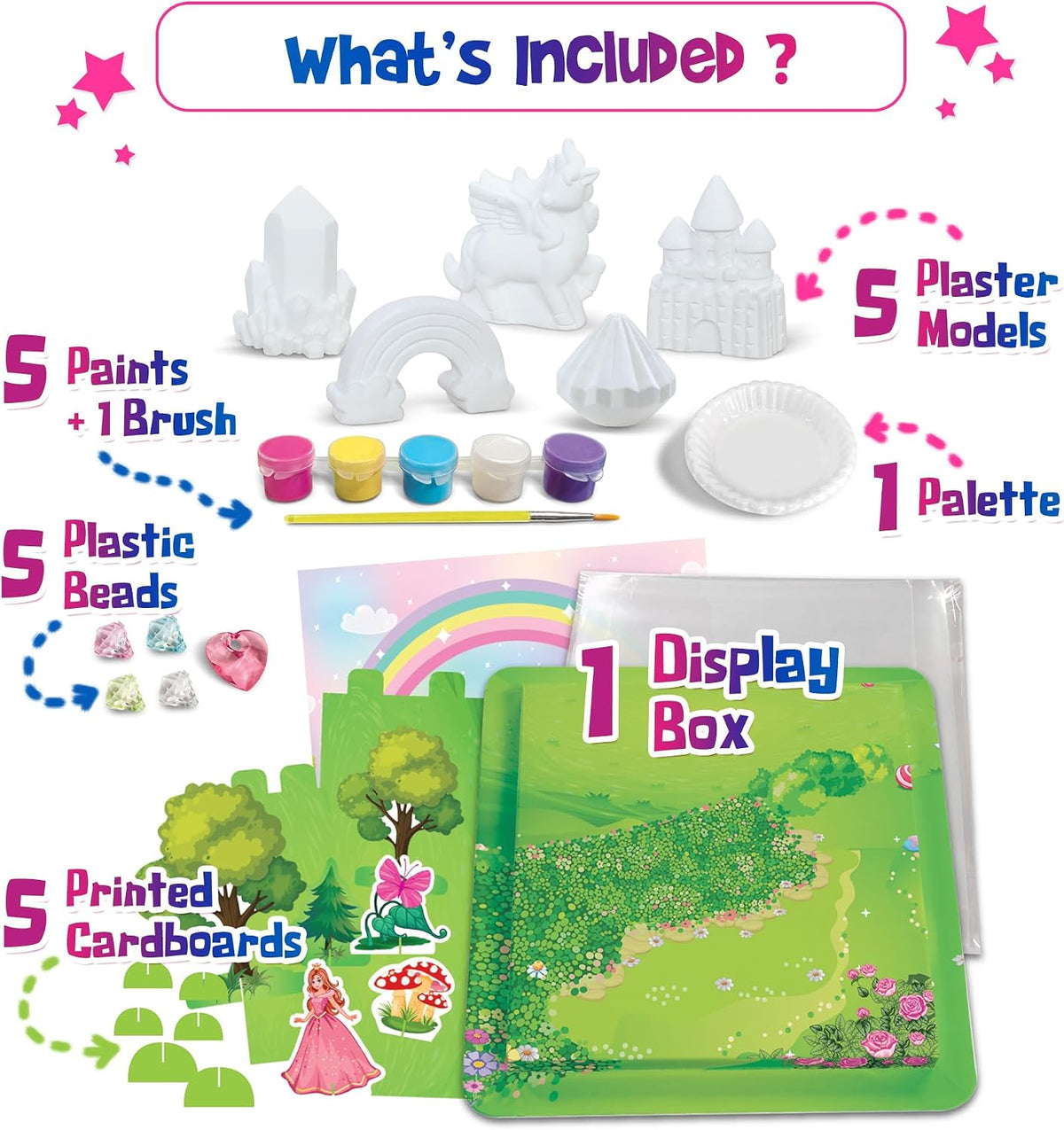 Kit de pintura de unicornio Mini World, manualidades y manualidades para