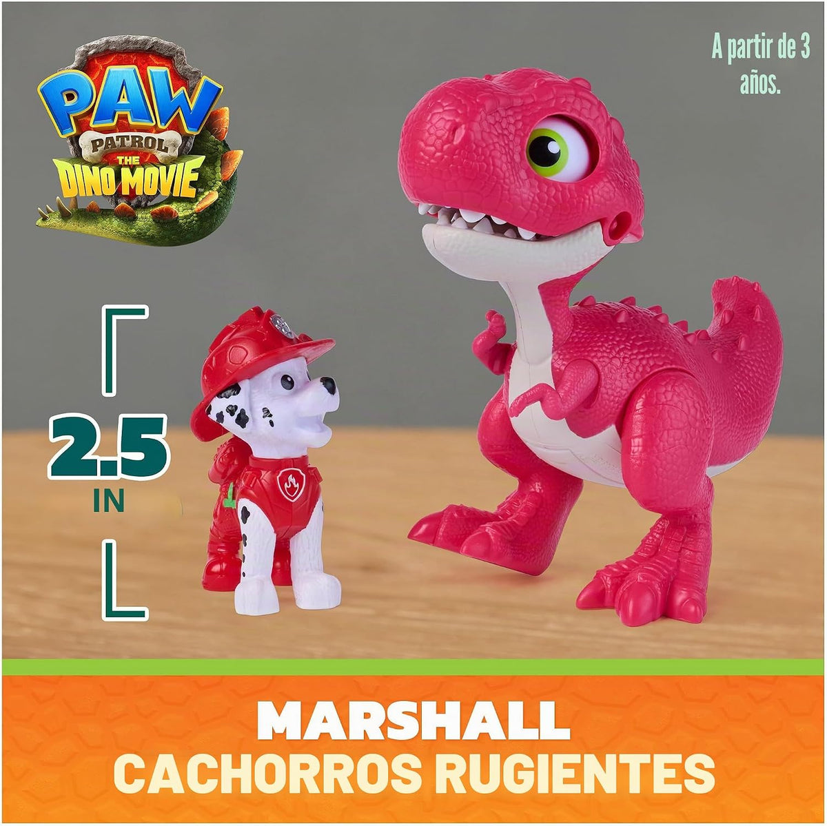 PAW Patrol: Dino Movie, Marshall Roaring Pup Pals, Dinosaur Pup Duo