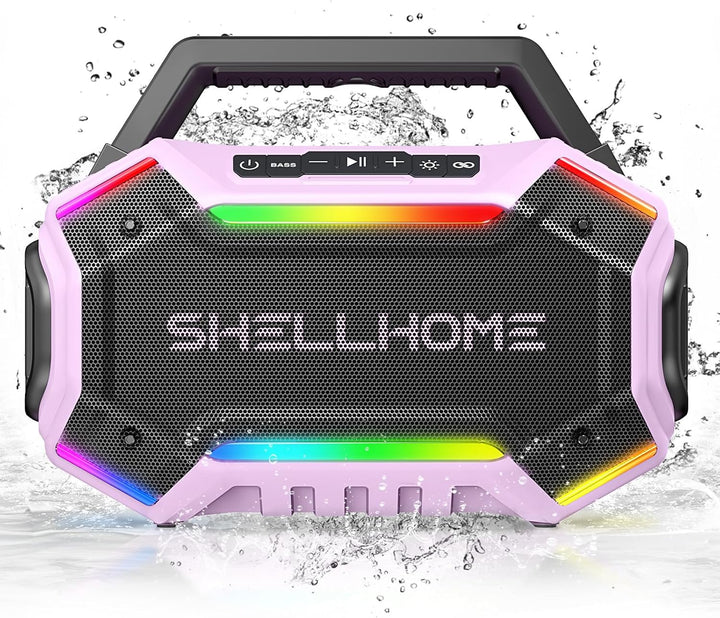ShellHome Altavoces Bluetooth para exteriores, altavoz inalámbrico...