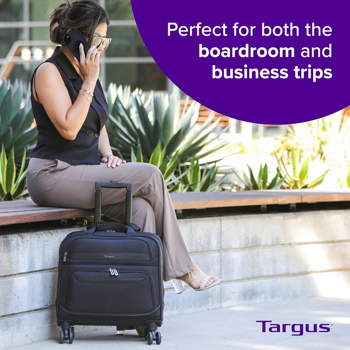 Targus Transit - Bolsa para portátil con ruedas y 4 ruedas, 16 pulgadas