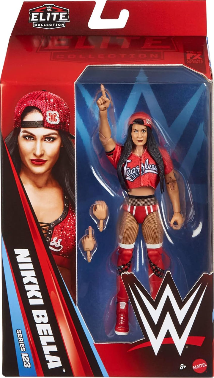 Mattel WWE Elite Figura de Acción y Accesorios, Serie #123 Set, Nik...