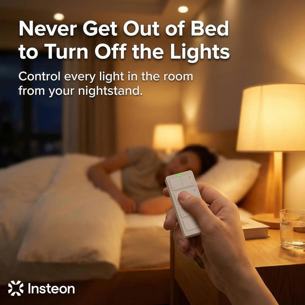 INSTEON Mini control remoto - 4 escenas - controla las luces, 2342-232, 3.7 volts