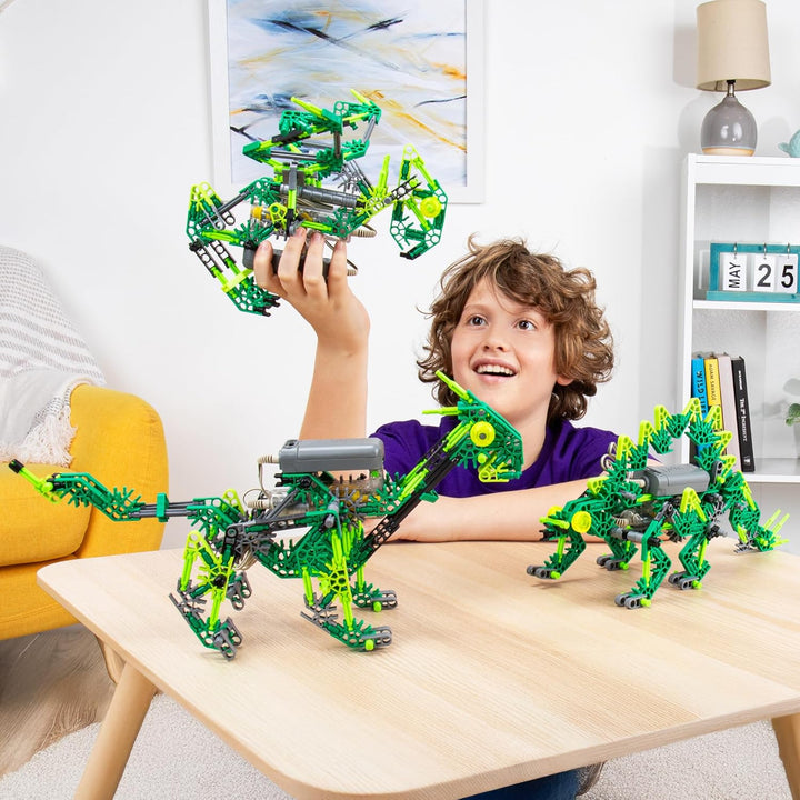 KNEX Dynamic Dinos - Juego de construcción 6 en 1 kit de