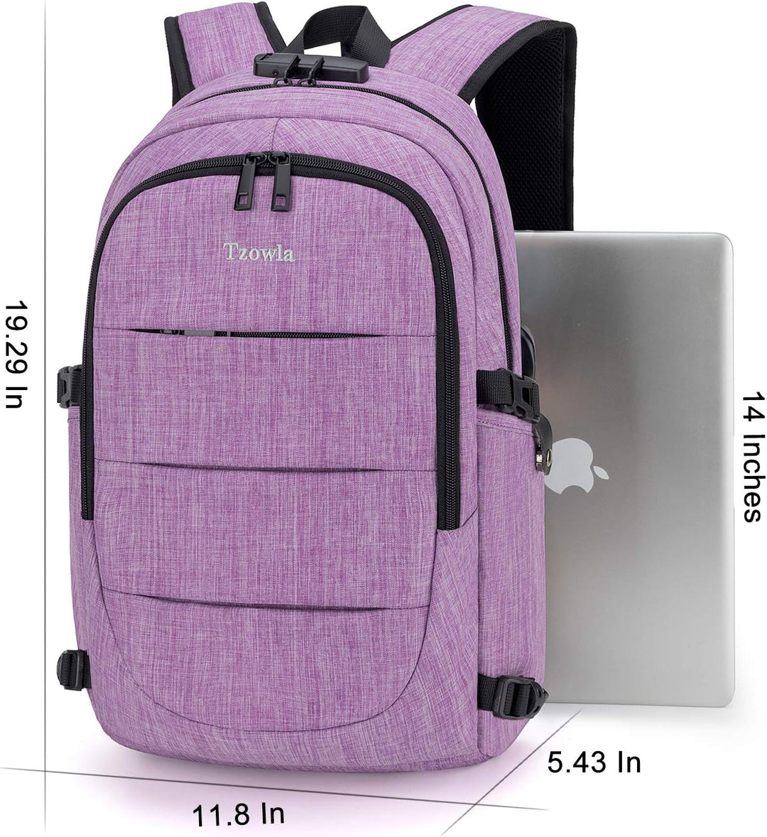 Tzowla Mochila de negocios para laptop resistente al agua, mochila...