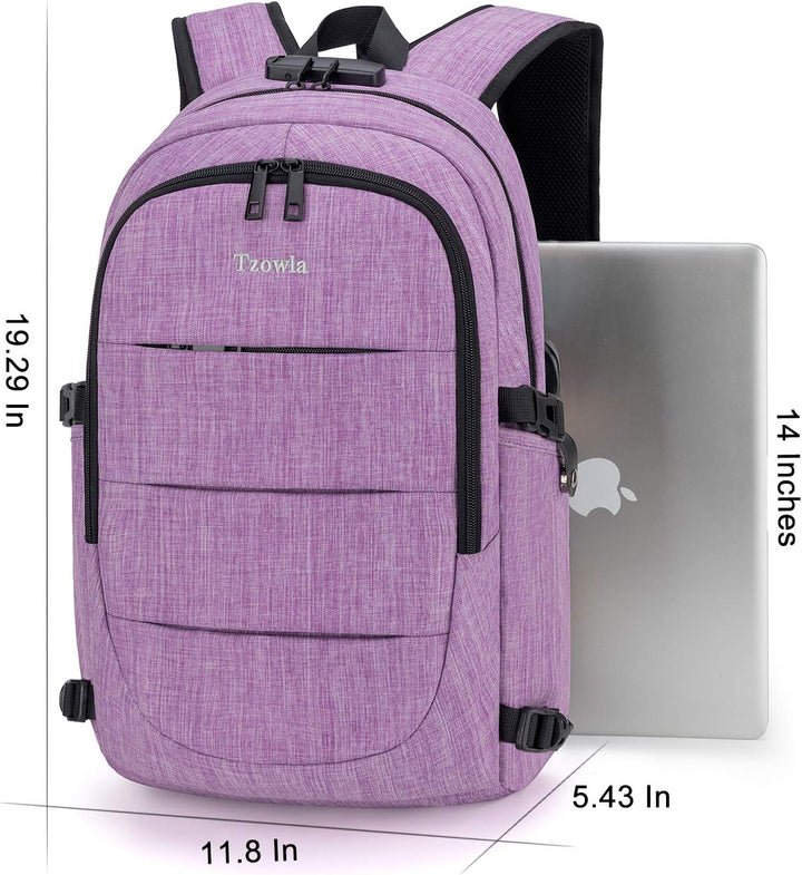 Tzowla Mochila de negocios para laptop resistente al agua, mochila...