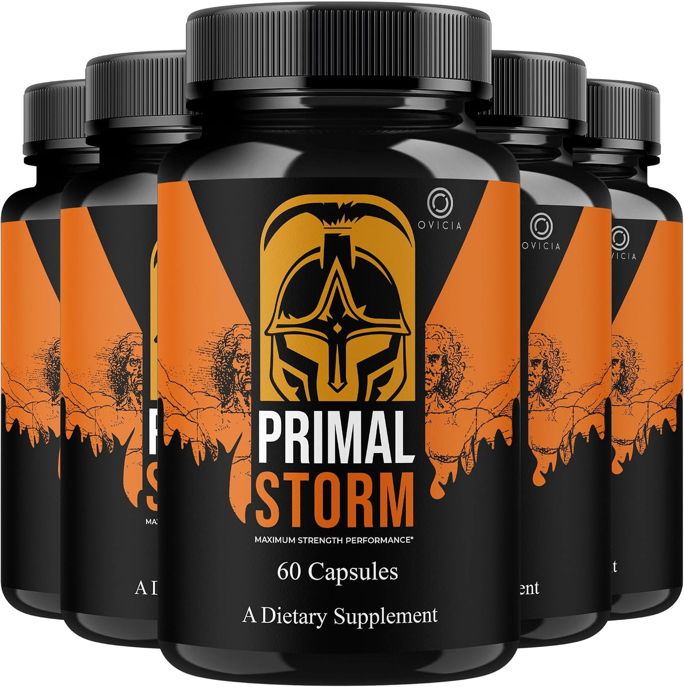 Paquete de 5 cápsulas Primal Storm \u2013 Advanced PrimalStorm Pill...