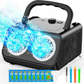 SHCKE Automatic Bubble Machine con 2 Fans,20000+ Bubbles/Min