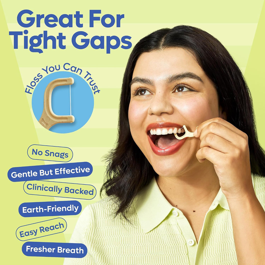 SmartLifeco Palillos de Hilo Dental Ecológicos (200 unidades) \u201...