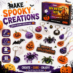 Lámpara ESAM Group Kit de joyería de resina UV de Halloween para niños