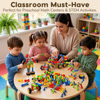 Juguetes de construcción STEM para niños de 3, 4, 5, 6