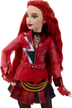 Mattel Disney Descendants: Wicked Wonderland, muñeca roja, hija de la reina de corazones, con traje y accesorio extraíbles, inspirado en la película