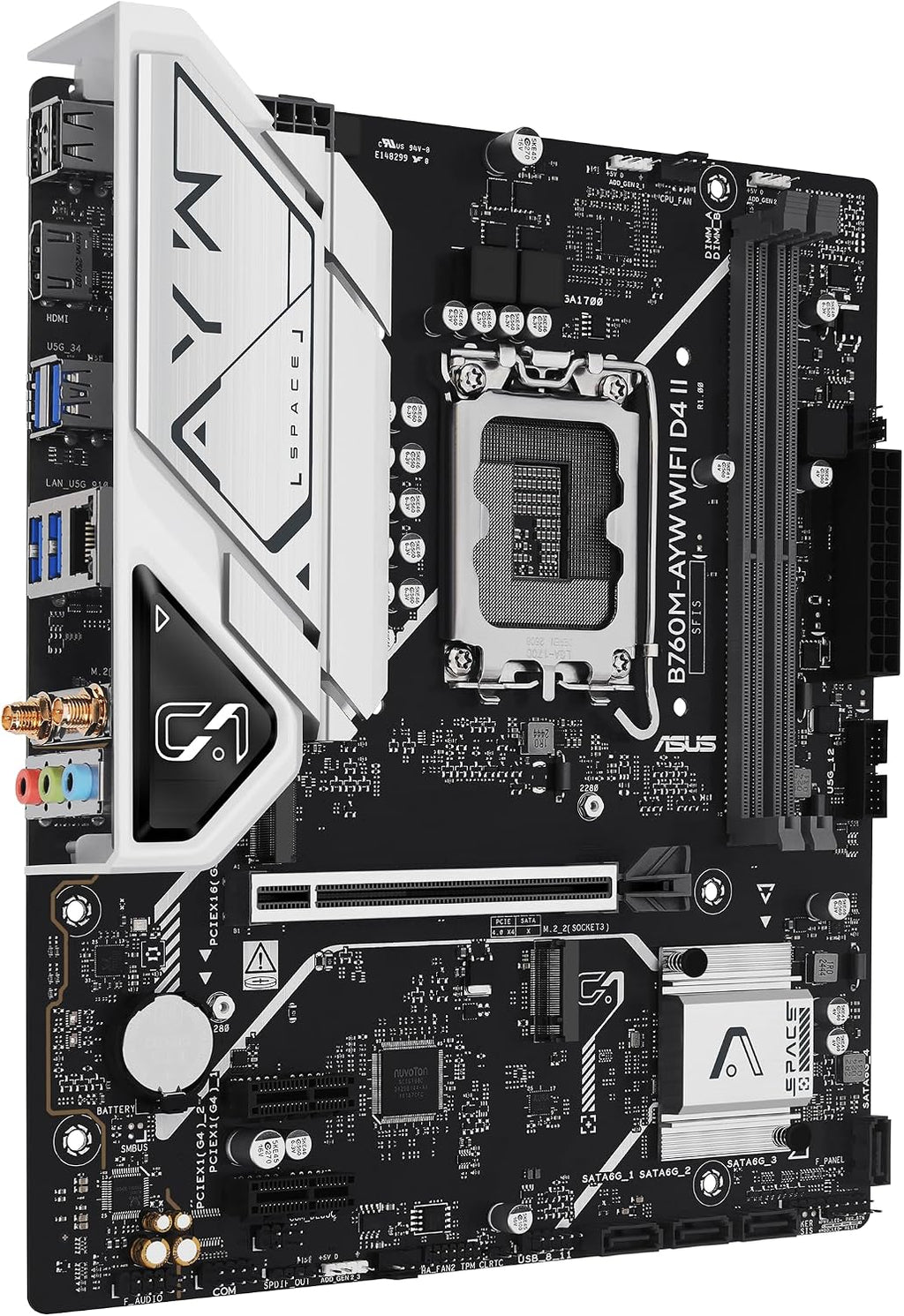 ASUS - Placa base Prime B760M-A D4 Intel®B760, mATX|DDR4, Micro-ATX|PRIME B760M-A|M.2x2