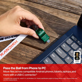 SANDISK Unidad flash USB-C de 128 GB, edición de la Copa Mundial de...